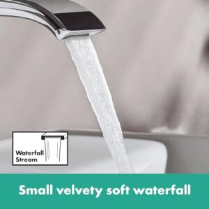 hansgrohe Vivenis Modern 1-Handle 1-Hole 6-inch Tall Bathroom Sink Faucet in Chrome, 75010001