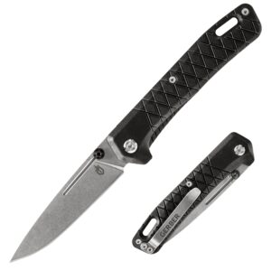 Gerber Zilch Pocket Knife - Custom Laser Engraved (Red)