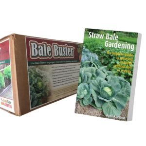 balebuster20 with straw bale gardening booklet!