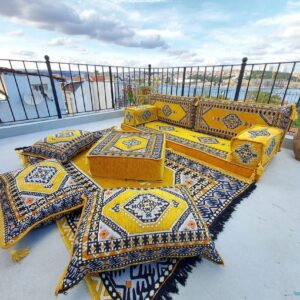 Sofas and Loveseats, Arabic Majlis, Traditional Design Arabic Lounge Set, Pallet Sofa Sectionals, Arabic Sofa, Meditation and Reading Sofas (Sofa Full Set)