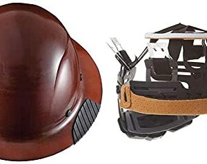 Lift Safety HDF-15NG DAX Hard Hat, Natural & HDF-18RS DAX Hard Hat Replacement Suspension Bundle