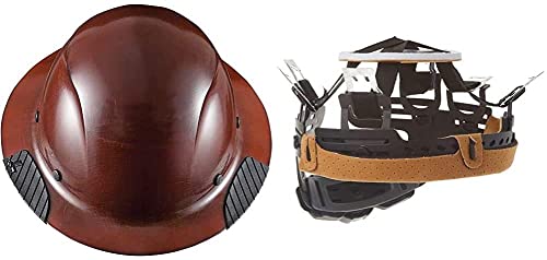 Lift Safety HDF-15NG DAX Hard Hat, Natural & HDF-18RS DAX Hard Hat Replacement Suspension Bundle