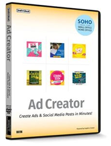 ad creator - windows - professional ads for business, website, print with hundreds of templates and library of free photos & videos – windows/pc