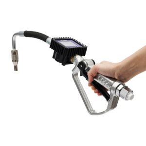 flexible spout oil control valve digital meter dispensing nozzle with digital flow meter oil gun extrusion pressure: 7bar (us stock)