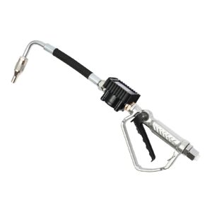 Flexible Spout Oil Control Valve Digital Meter Dispensing Nozzle with Digital Flow Meter Oil Gun Extrusion Pressure: 7bar (US Stock)