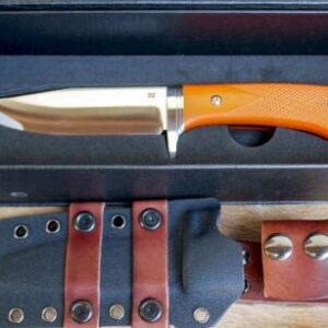 Masano Outdoor Multi Fulltang Knife MASANO03 Orange masano03-or D2 Steel 9.4" Blade G10 Handle Kydex Sheath Camping Bushcraft