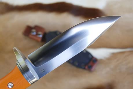 Masano Outdoor Multi Fulltang Knife MASANO03 Orange masano03-or D2 Steel 9.4" Blade G10 Handle Kydex Sheath Camping Bushcraft