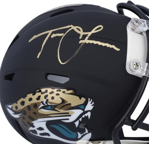 Trevor Lawrence Jacksonville Jaguars Autographed Riddell Black Matte Speed Mini Helmet - Autographed NFL Mini Helmets