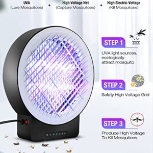 Bug Zapper Indoor, Mosquito Killer Electronic Insect Killer with Drawer, Timing and Remote Control, 860 Sq ft Coverage Fly Trap for Insects, for Home Garden Backyard, Kitchen Camping