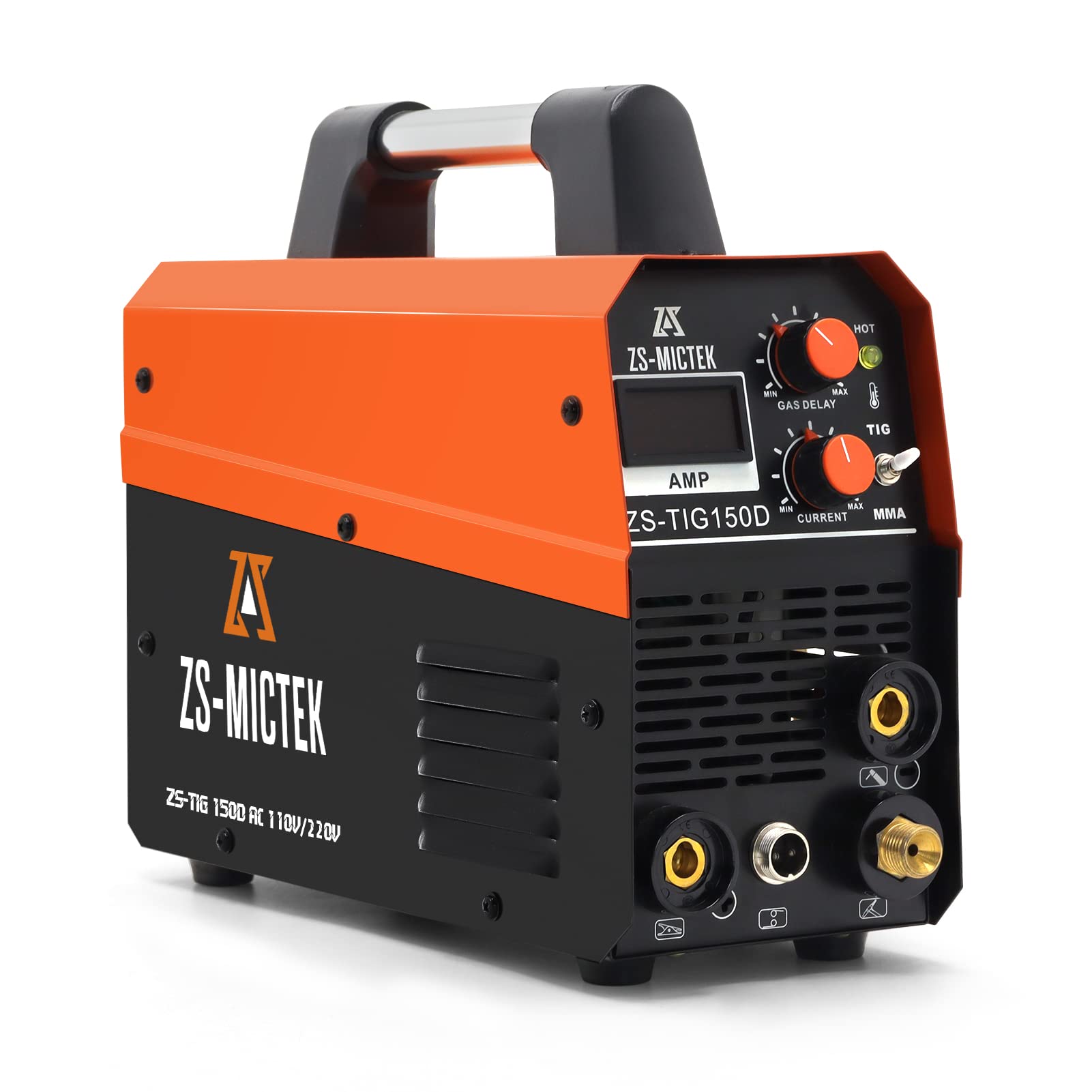 TIG Welder 120V&240V 2 IN 1 TIG/Stick/Arc 150Amp HF TIG Welding Machine, IGBT Digital Inverter TIG Welding Equipment