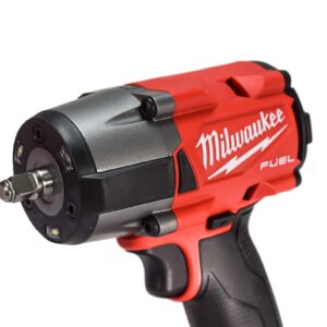 Milwaukee M18 18V Fuel 3/8" Mid-Torque Impact Wrench Kit Cordless Lithium-Ion Brushless 2960-22 with (2) 5Ah XC Batteries, Charger & Carrying Tool Case