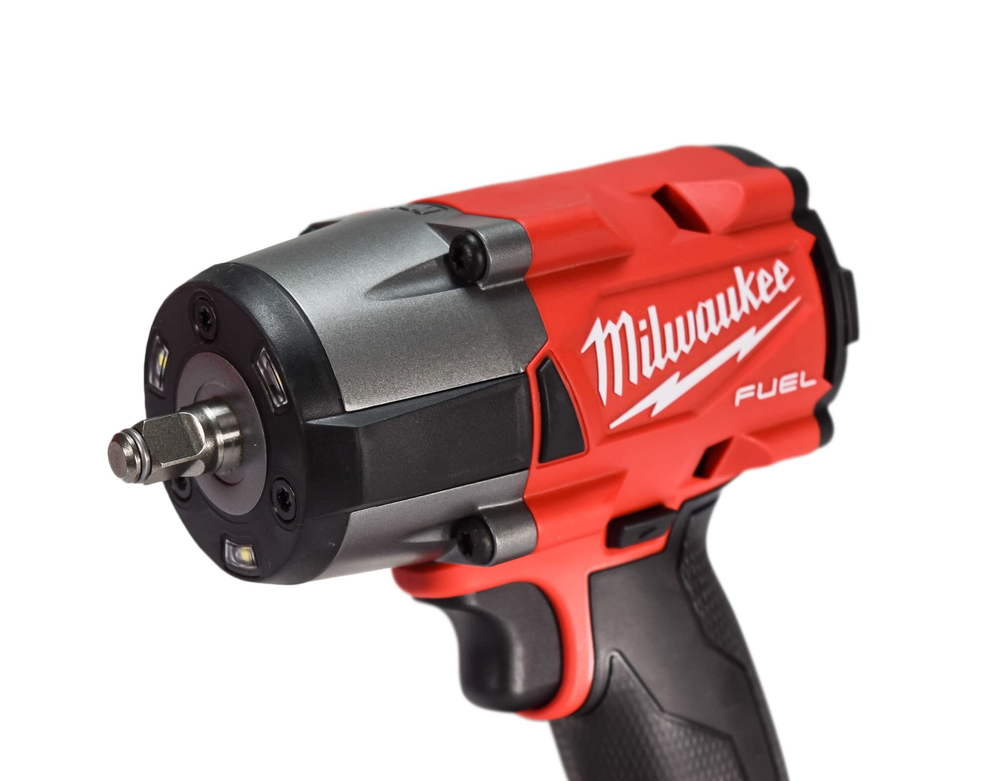 Milwaukee M18 18V Fuel 3/8" Mid-Torque Impact Wrench Kit Cordless Lithium-Ion Brushless 2960-22 with (2) 5Ah XC Batteries, Charger & Carrying Tool Case