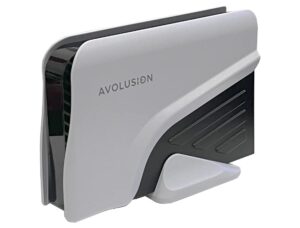 avolusion pro-z 8tb usb 3.0 external gaming hard drive for ps5/ps4 game console (white) - 2 year warranty