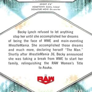 2021 Topps WWE #100 Becky Lynch Wrestling Trading Card