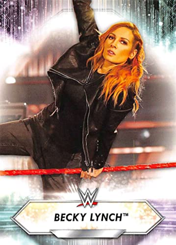 2021 Topps WWE #100 Becky Lynch Wrestling Trading Card