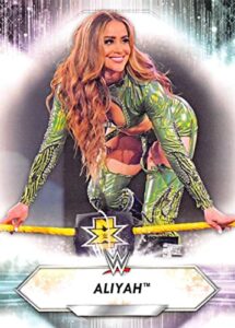 2021 topps wwe #98 aliyah wrestling trading card