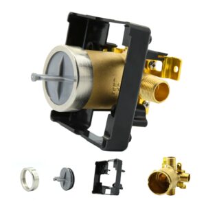 wirelel r10000-unbx compatible with faucet universal tub and shower valve body for tub trim kits, shower flow control valves replacement