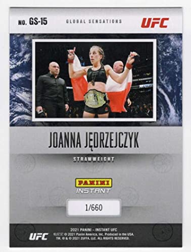 JOANNA JEDRZEJCZYK 2021 Panini Instant UFC Global Sensations /660#GS-15