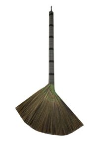 ndp78 vietnamese traditional broom - choi dot sweeps away everything such as dog hair, small dust and does not scratch wooden floors , easy to handle, product made from natural, 39.5 x 8 x 1.5 inches