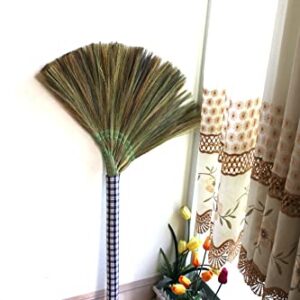 NDP78 Vietnamese Traditional Broom - Choi Dot Sweeps Away Everything Such as Dog Hair, Small dust and Does not Scratch Wooden Floors , Easy to Handle, Product Made from Natural, 39.5 x 8 x 1.5 inches