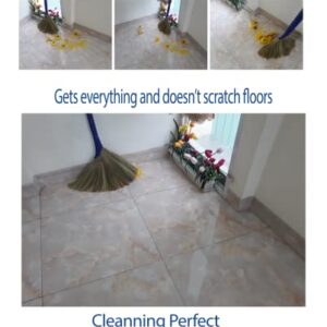 NDP78 Vietnamese Traditional Broom - Choi Dot Sweeps Away Everything Such as Dog Hair, Small dust and Does not Scratch Wooden Floors , Easy to Handle, Product Made from Natural, 39.5 x 8 x 1.5 inches