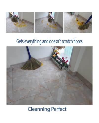 NDP78 Vietnamese Traditional Broom - Choi Dot Sweeps Away Everything Such as Dog Hair, Small dust and Does not Scratch Wooden Floors , Easy to Handle, Product Made from Natural, 39.5 x 8 x 1.5 inches