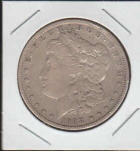 1888 o morgan (1878-1921) (90% silver) $1 choice fine details