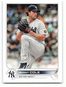 2022 topps #35 gerrit cole nm-mt yankees