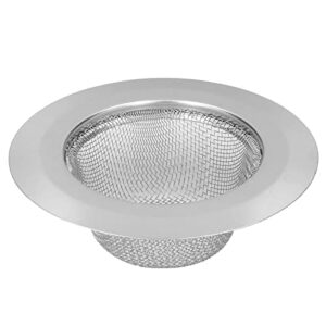 Kitchen Sink Strainer,2pcs Sink Strainer Stainless Steel Rust Proof Sink Stopper Filter with Lids for Kitchen Sink Drain