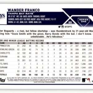 2022 Topps #215 Wander Franco NM-MT RC Rookie Rays