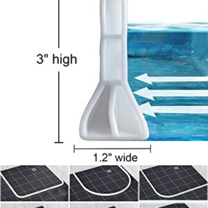 3" High Shower Water Splash Guard 67 Inch Collapsible Shower Threshold Water Dam Barrier Shower Dam Water Stopper To Keep Water In Shower Splash Guard For Walk In Shower Water Guard (5.6Ft）