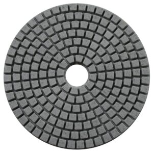 Konfor Diamond Polishing Pads Wet Buff 4 Inch 7-Step Hook And Loop for Sanding Stone Marble Granite