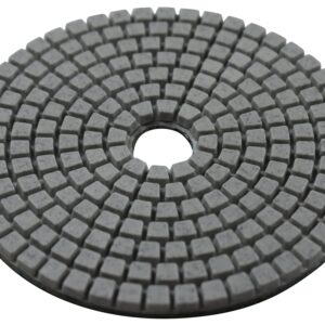 Konfor Diamond Polishing Pads Wet Buff 4 Inch 7-Step Hook And Loop for Sanding Stone Marble Granite