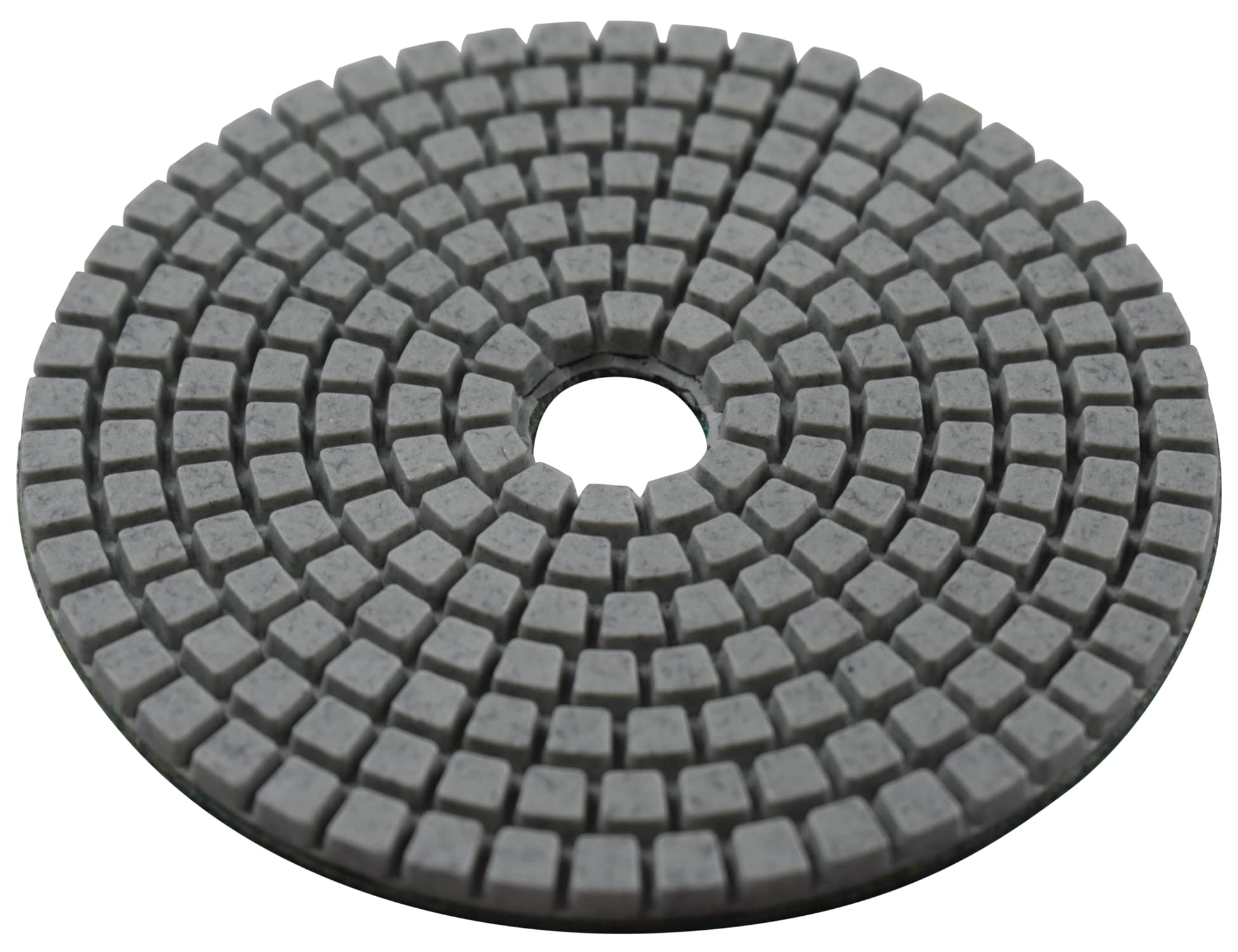 Konfor Diamond Polishing Pads Wet Buff 4 Inch 7-Step Hook And Loop for Sanding Stone Marble Granite