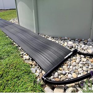 sunheater solar heater, includes one 2’ x 20’ panel (40 sq. ft.), 10-year warranty – heating system for aboveground swimming pools – raises water temperature up to 15°f – s1220ag