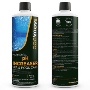 AquaDoc pH Increaser for Hot Tub - pH Up for Hot Tub Spa - pH Increaser Hot Tub Chemicals - Balance Your pH Up and Down Levels Effectively - Adjust pH Levels for Indoor & Outdoor Hot Tub Maintenance