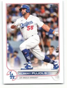 2022 topps #237 albert pujols nm-mt dodgers