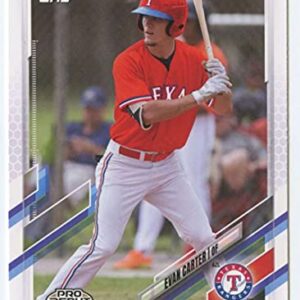 2021 Topps Pro Debut #PD-29 Evan Carter AZL Rangers RC Rookie Baseball Trading Card