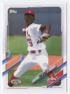 2021 topps pro debut #pd-31 tink hence gcl cardinals rc rookie baseball trading card
