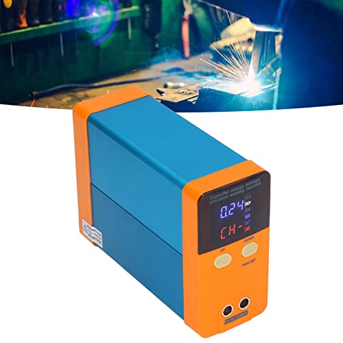 Pulses Spot Welder, Aluminum Alloy 11.6KW Power Large Capacity Low Power Consumption AC100‑240V Pulse Welding Machine for Battery Pack Maintenance(U.S. regulations)