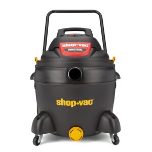 shop vac 9593406 two stage industrial wet dry vac, 16 gallon, 1-1/2 inch x 12 foot hose, 80 cfm, (1-pack)