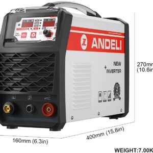 ANDELI 180Amp Cold Welding Machine 110V/220V, Intelligent Precision Cold Welder With IGBT Digital Inverter, TIG/COLD/PULSE 3 in 1 Small Household TIG Welding