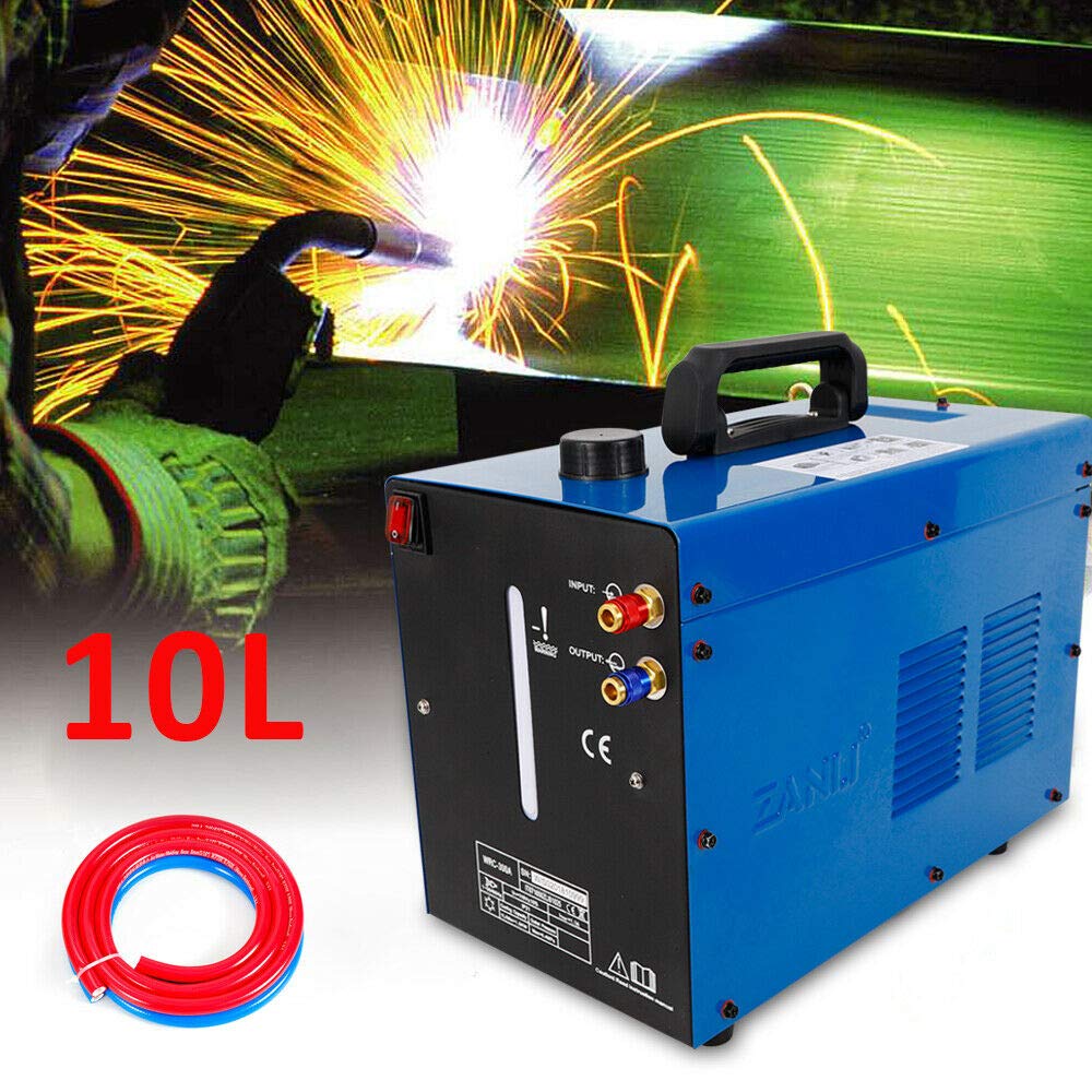 Tig Welder 110V 60HZ TIG Welding Machine Stick Welder 370W Tig Torch Welder Machine with 10L Cooling Water Tank, Tig Water Cooler Welder Torch Water Cooling System (US Stock)