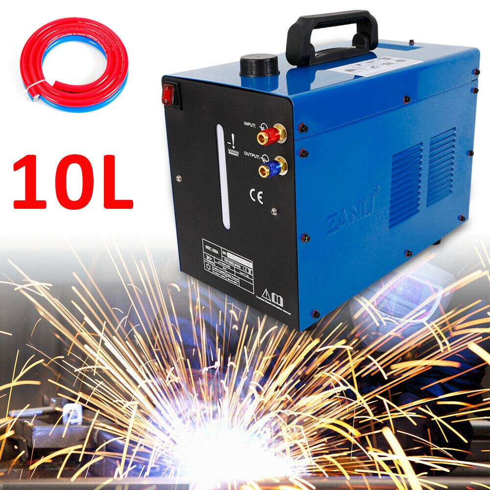 Tig Welder 110V 60HZ TIG Welding Machine Stick Welder 370W Tig Torch Welder Machine with 10L Cooling Water Tank, Tig Water Cooler Welder Torch Water Cooling System (US Stock)