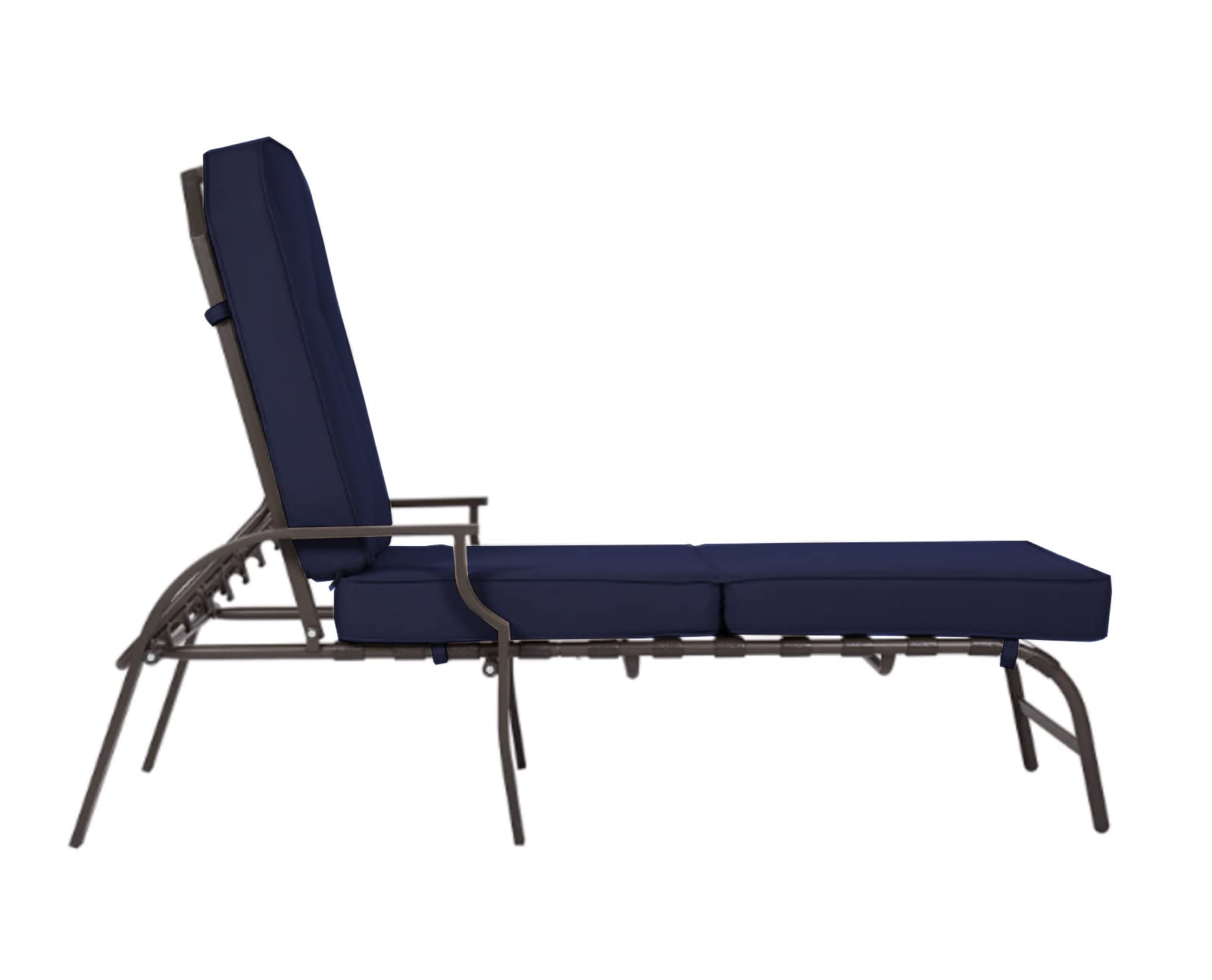 Kozyard Maya Chaise Lounge - Outdoor Patio Recliner Chair, Comfortable Patio Lounge Chair, Elegant Chaise Lounge Chair for Relaxation, Perfect Outdoor Recliner Chair (Navy Blue)