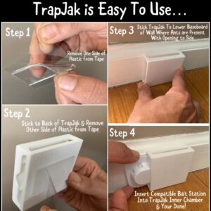TrapJak Ant & Roach Bait Station Covers - 3 Pack - Compatible with RAID, Hotshot & Combat Plastic Ant Traps