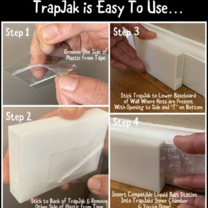 TrapJak Liquid Ant Trap Cover - 3 Pack - Compatible with TERRO Ant Killer Liquid & Ortho Home Defense Liquid Ant Bait