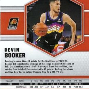 2020-21 Panini Mosaic #33 Devin Booker Phoenix Suns NBA Basketball Trading Card