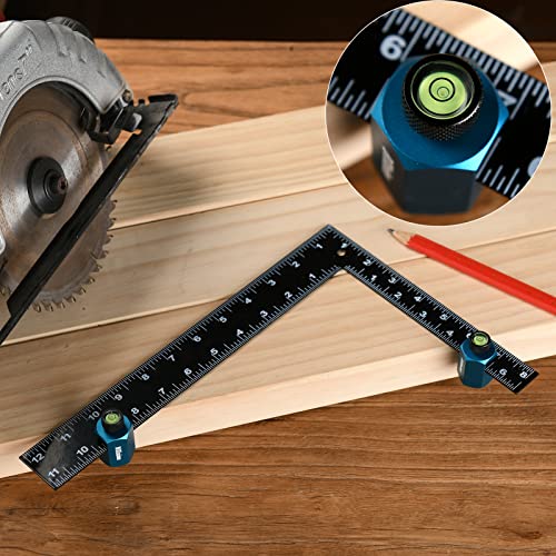 BOXmime Stair Gauges for Framing Square Metal/Wood Fabrication Layout Attachment Jig Set