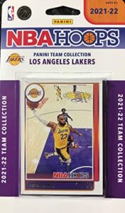 los angeles lakers 2021 2022 hoops factory sealed team set with lebron james plus